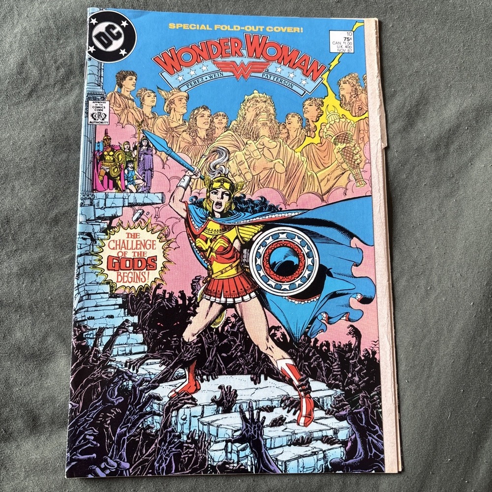 Wonder Woman #10 DC Comics 1987 George Perez Cover First Printing